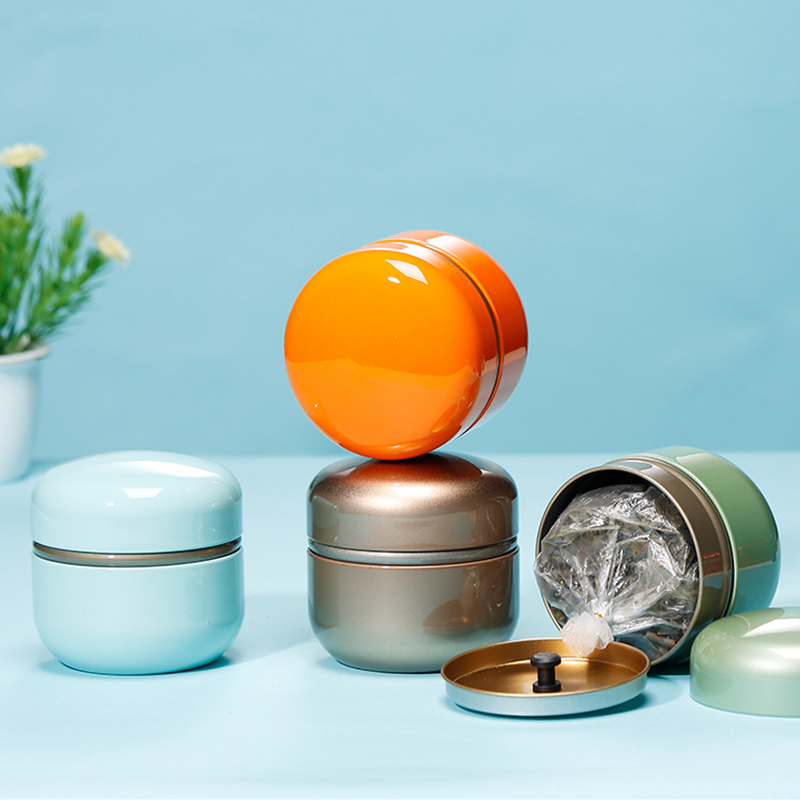 Tin Container Lid - Lata de almacenamiento de té de