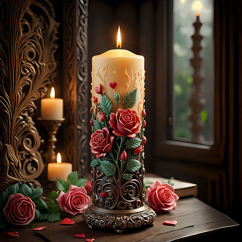 Candle Making Vinings - Molde de silicona con forma de
