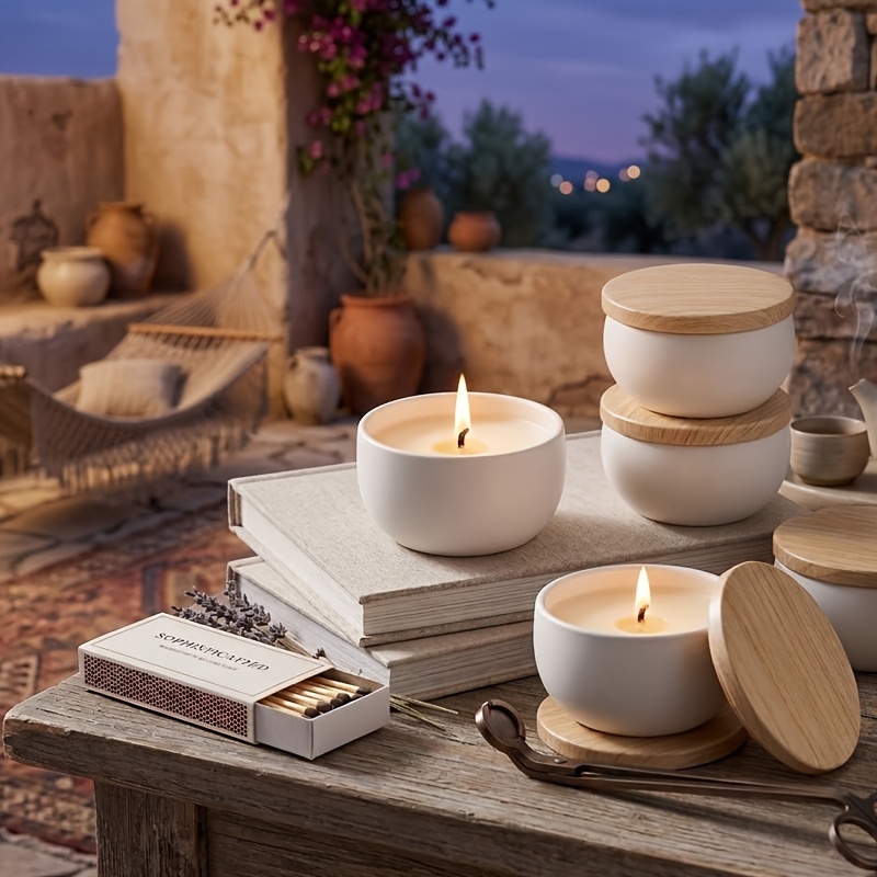 Candle Making Jars Wholesale - Frascos vacíos para velas, blancos mate,