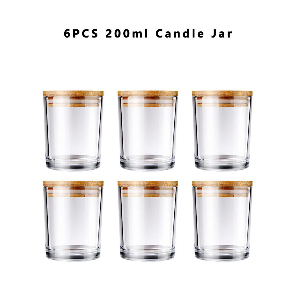 Candle Making Jars Wholesale - Paquete de 6 tarros de velas