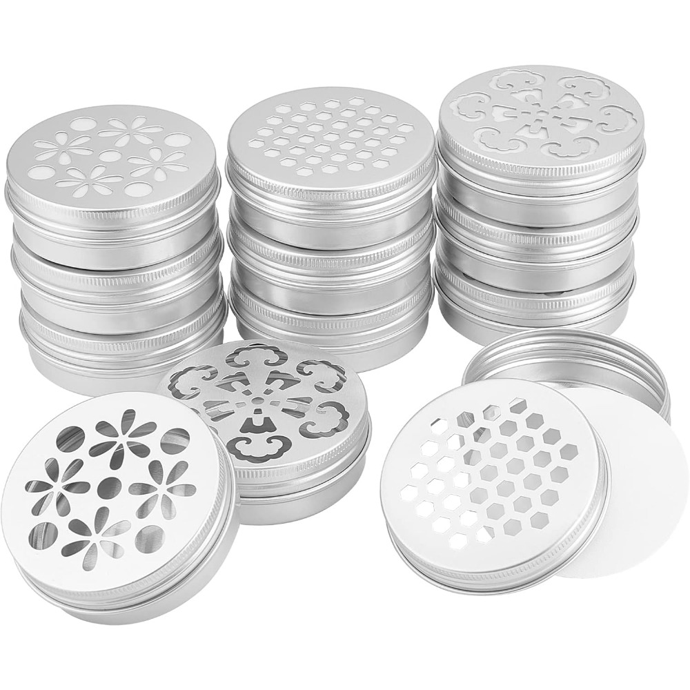 Tin Container Lid - Latas de aluminio de 2 onzas,
