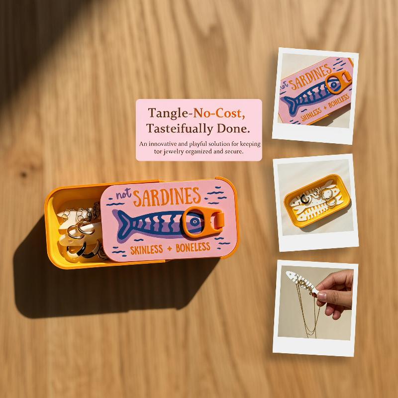 Caja de Joyería con Forma de L - Tin Container Lid reseña y precio