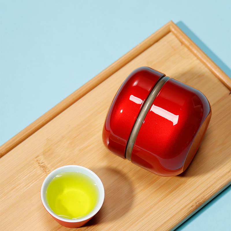 Lata de almacenamiento de té d - Tin Container Lid reseña y precio