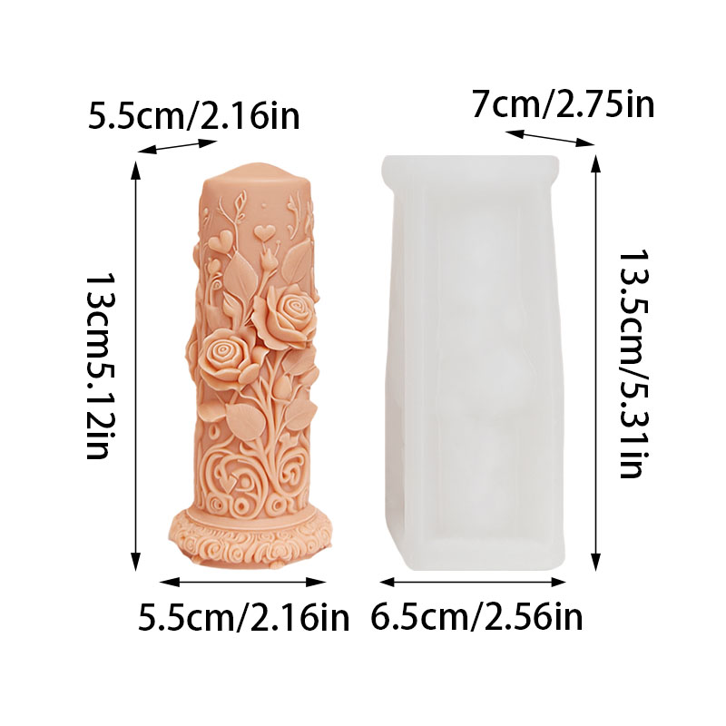 Molde de silicona con forma de - Candle Making Vinings reseña y precio