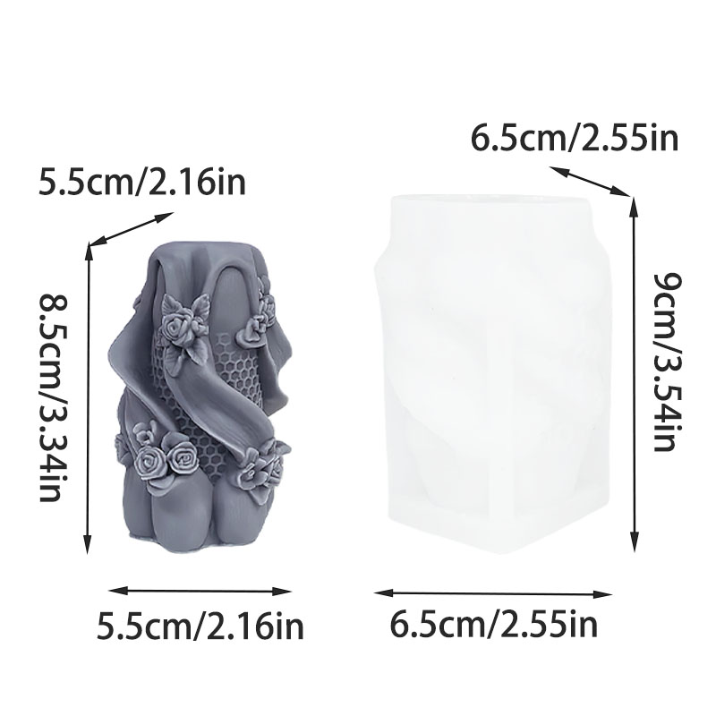 Molde de silicona con forma ir - Candle Making Vinings reseña y precio