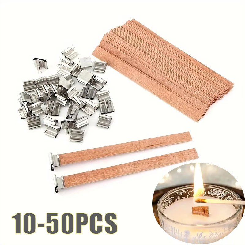 1-5 Bolsas de Mechas de Madera - Wood Wick Crackle reseña y precio