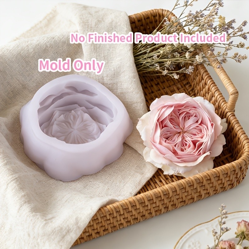 1 molde en forma de rosa Austi - Candle Making Austin reseña y precio
