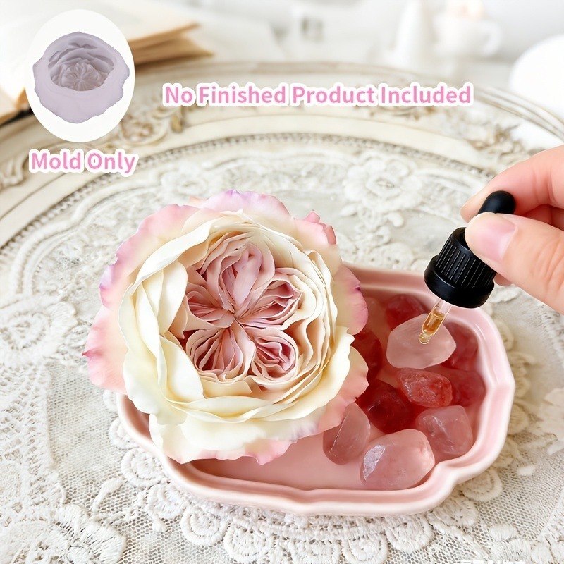 1 molde en forma de rosa Austi - Candle Making Austin reseña y precio