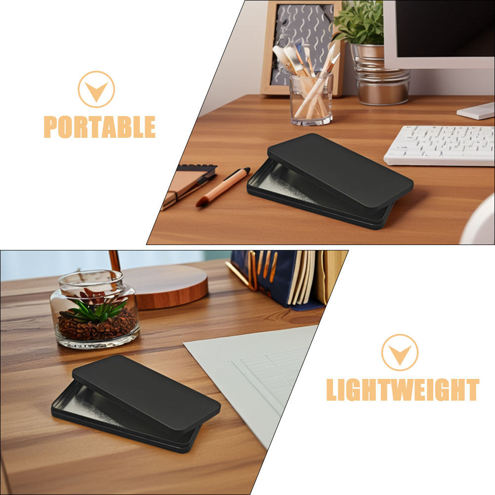 Caja de dinero rectangular de  - Tin Container Lid reseña y precio