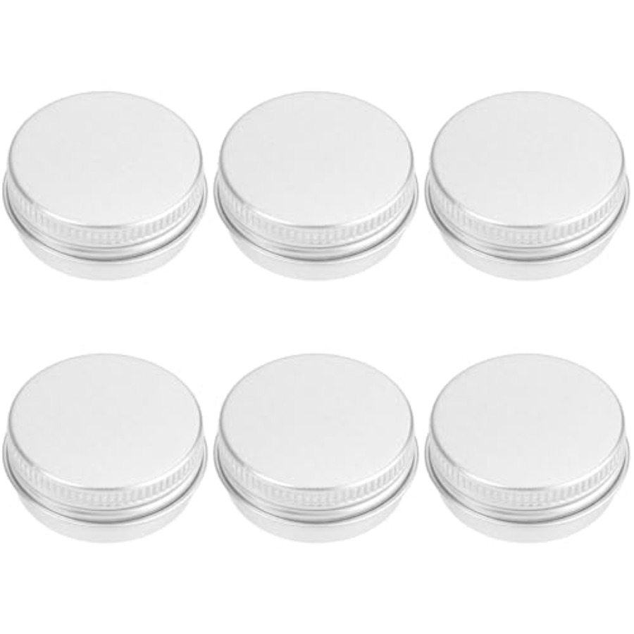 Paquete de 6 Envases Redondos  - Tin Container Lid reseña y precio