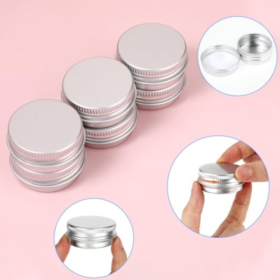 Paquete de 6 Envases Redondos  - Tin Container Lid reseña y precio