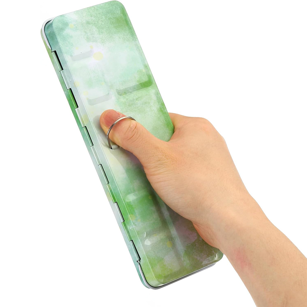 Paleta de acuarelas vacía, lat - Tin Container Lid reseña y precio