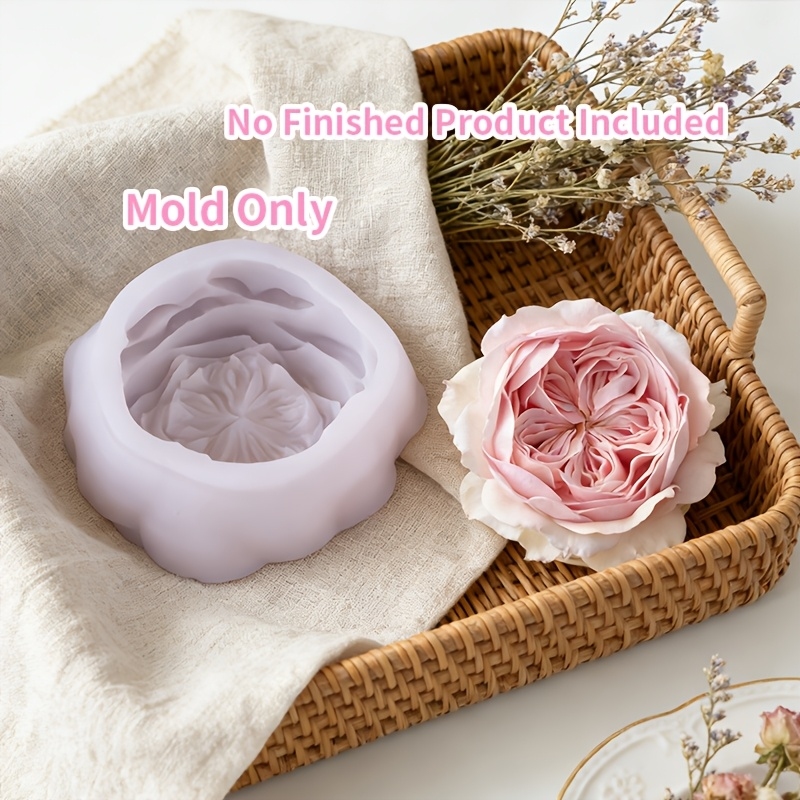 Molde con forma de rosa Austin - Candle Making Austin reseña y precio