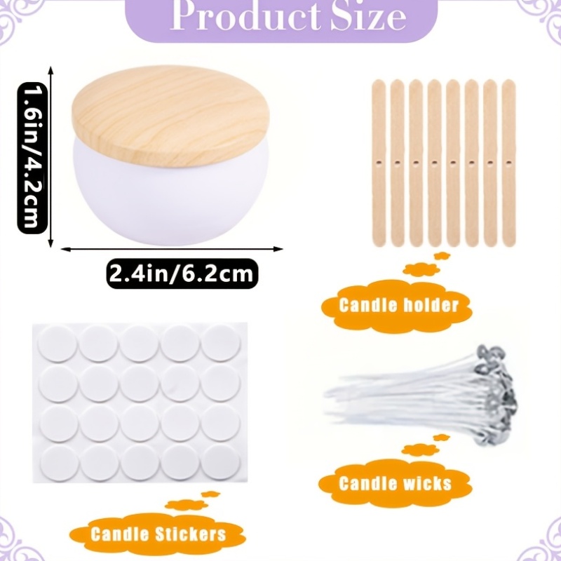 Frascos vacíos para velas, bla - Candle Making Jars Wholesale reseña y precio