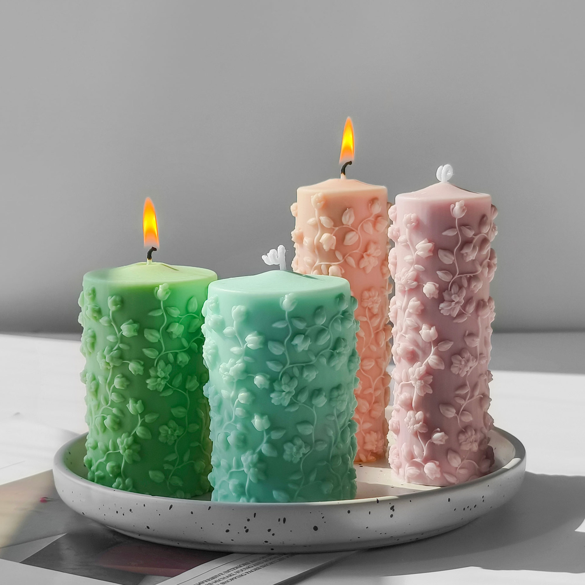 Moldes de enredaderas en relie - Candle Making Vinings reseña y precio