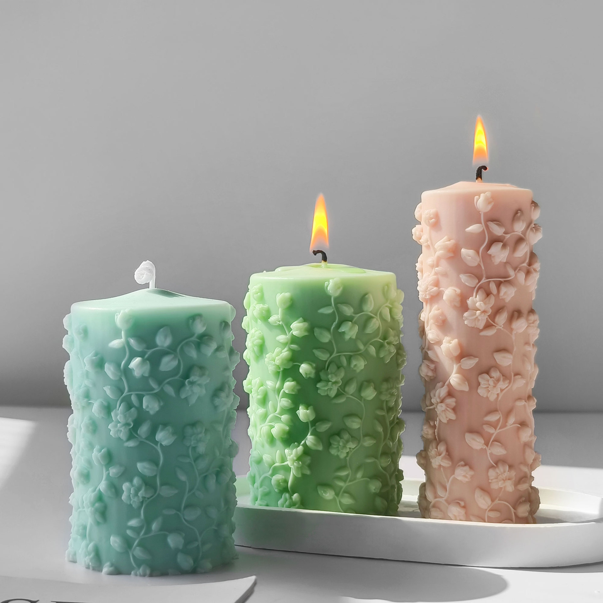 Moldes de enredaderas en relie - Candle Making Vinings reseña y precio