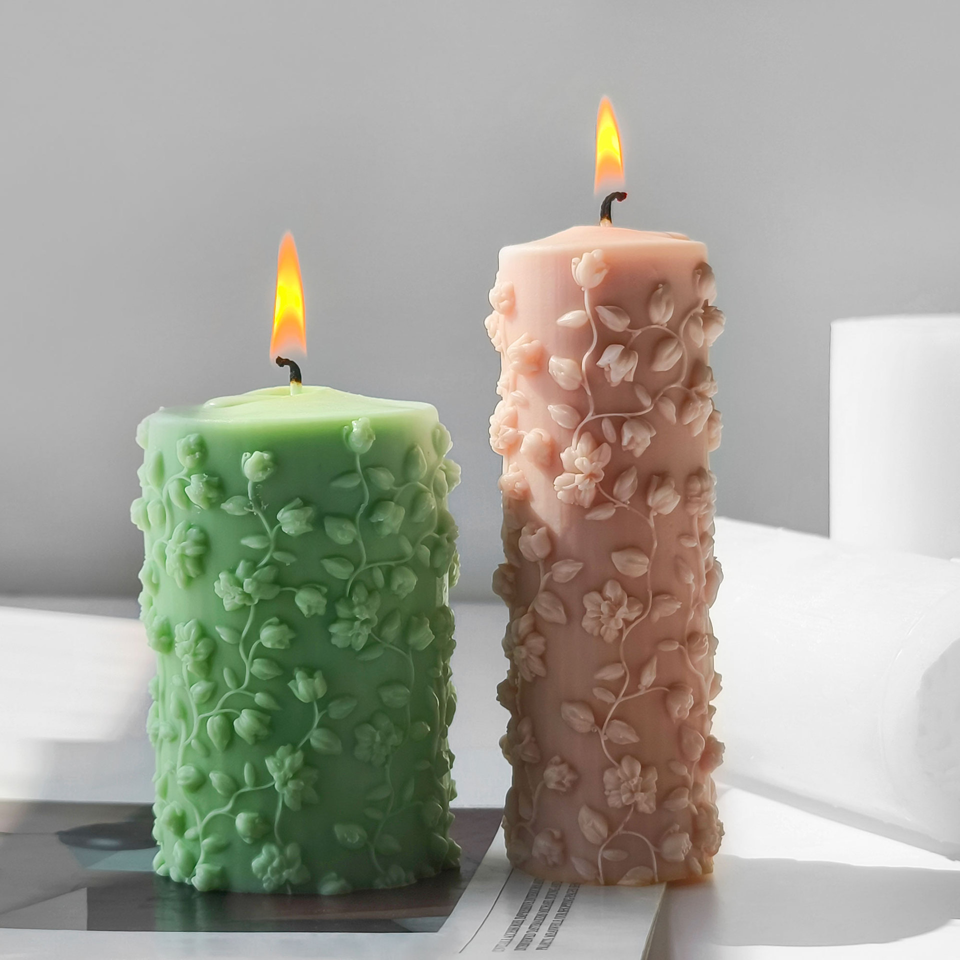 Moldes de enredaderas en relie - Candle Making Vinings reseña y precio