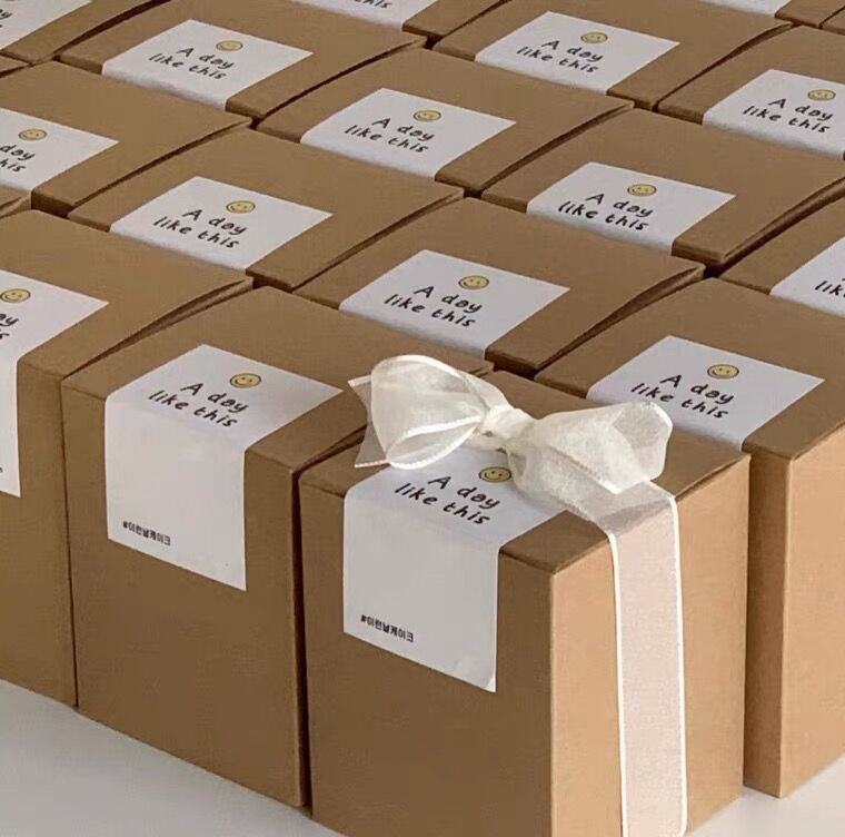 Caja de papel Kraft, vela, láp - Kraft Box Candle reseña y precio