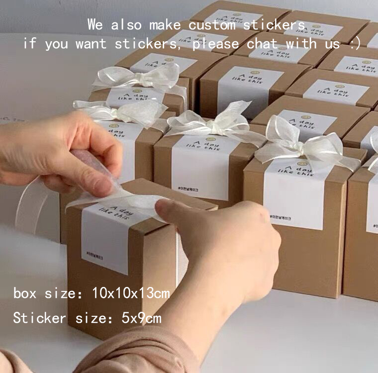 Caja de papel Kraft, vela, láp - Kraft Box Candle reseña y precio