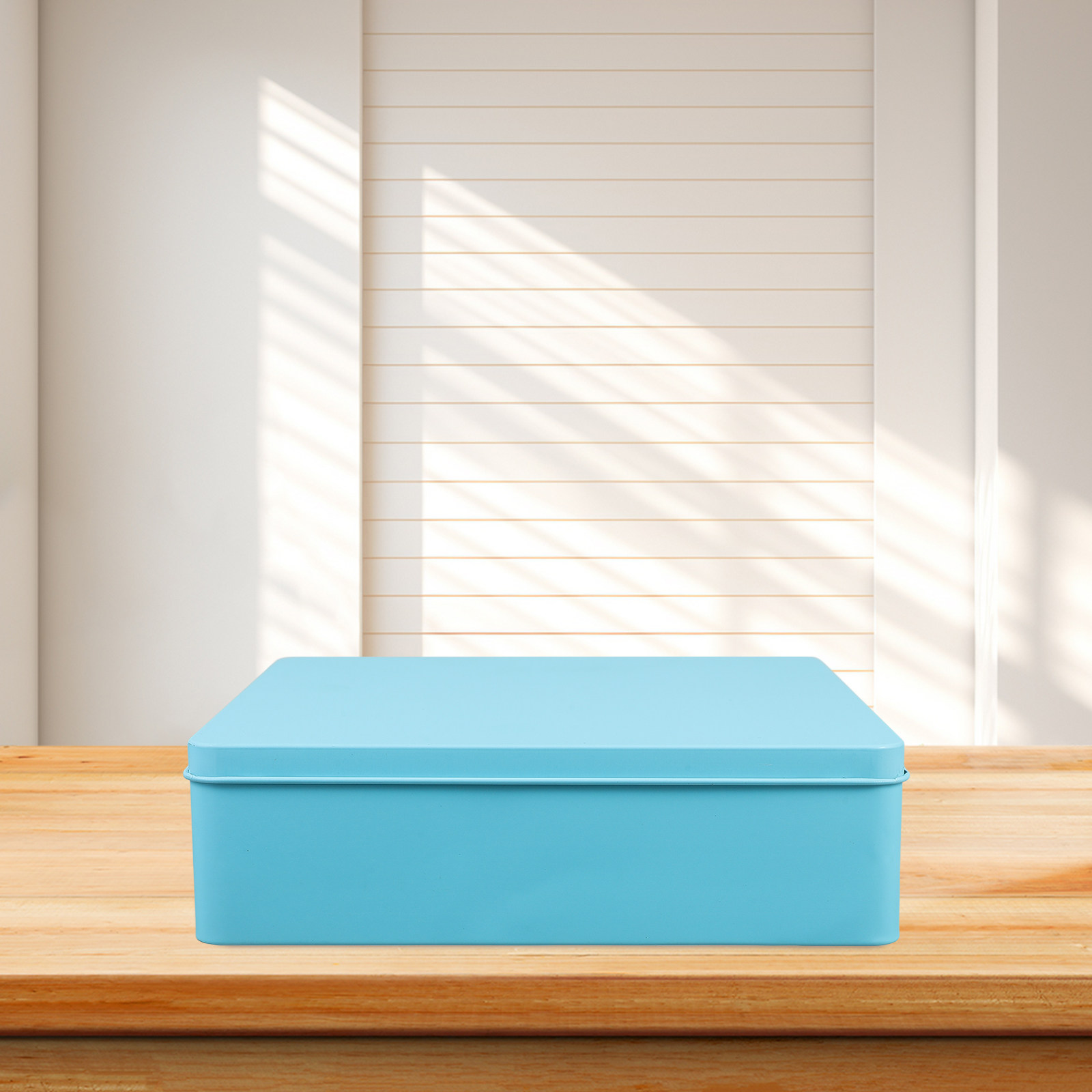 Caja de Almacenamiento Grande  - Tin Container Lid reseña y precio
