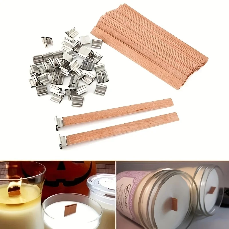 1-5 Bolsas de Mechas de Madera - Wood Wick Crackle reseña y precio