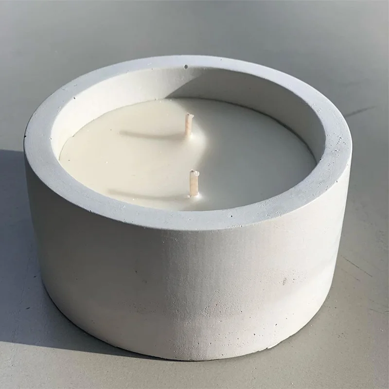 Moldes redondos de cemento y h - Kraft Box Candle reseña y precio